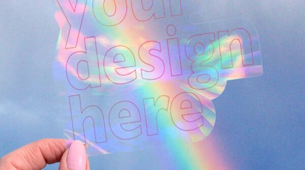 stiker hologram medan gambar 2