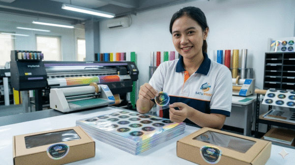 Jasa Pembuatan Stiker Hologram