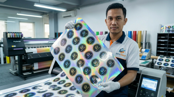 bikin stiker hologram