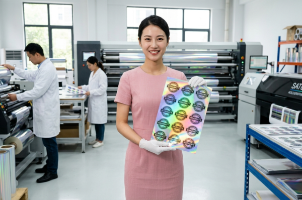 hologram warranty sticker