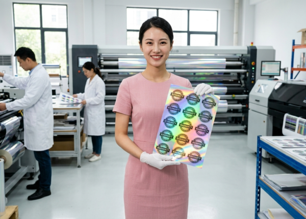 hologram warranty sticker